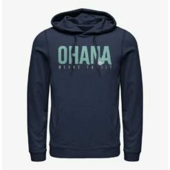 Wholesale 👏 Disney Lilo & Stitch Ohana Bold Hoodie 🎉