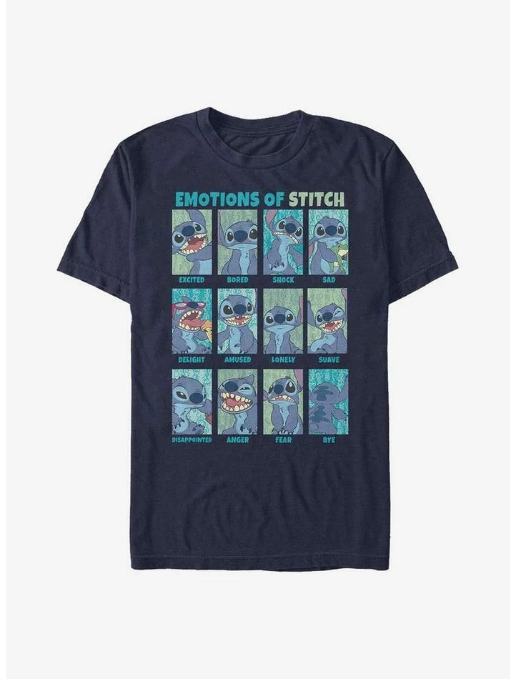 Promo โ Disney Lilo & Stitch Emotions Of Stitch T-Shirt ๐ - Image 5