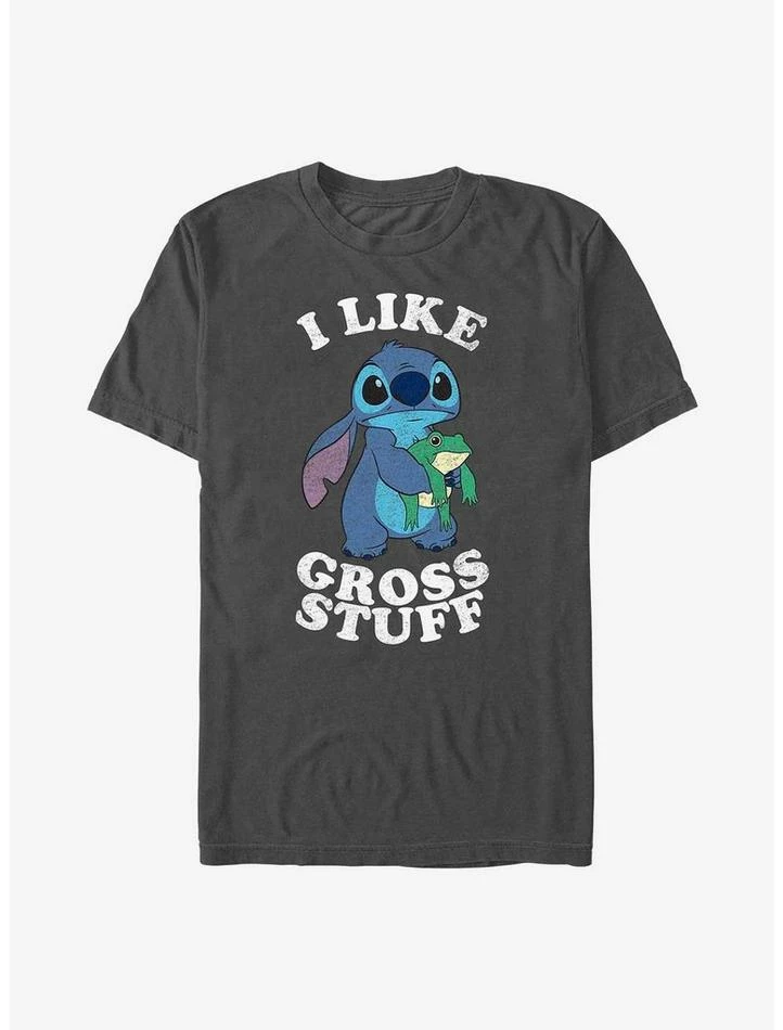 Coupon ✨ Disney Lilo & Stitch I Like Gross Stuff Stitch T-Shirt 🥰 - Image 3