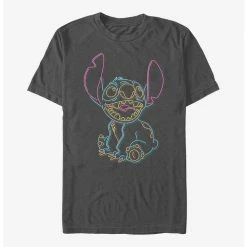 Coupon 🤩 Disney Lilo & Stitch Neon Stitch T-Shirt ⌛