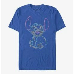 Promo ⭐ Disney Lilo & Stitch Neon Stitch T-Shirt 😉