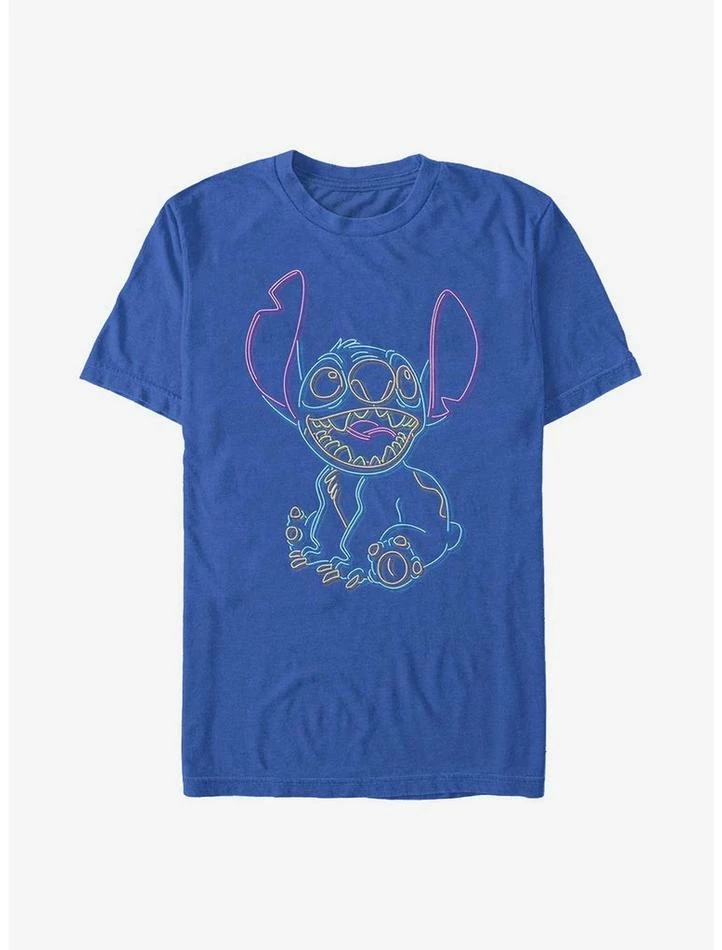 Promo โญ Disney Lilo & Stitch Neon Stitch T-Shirt ๐