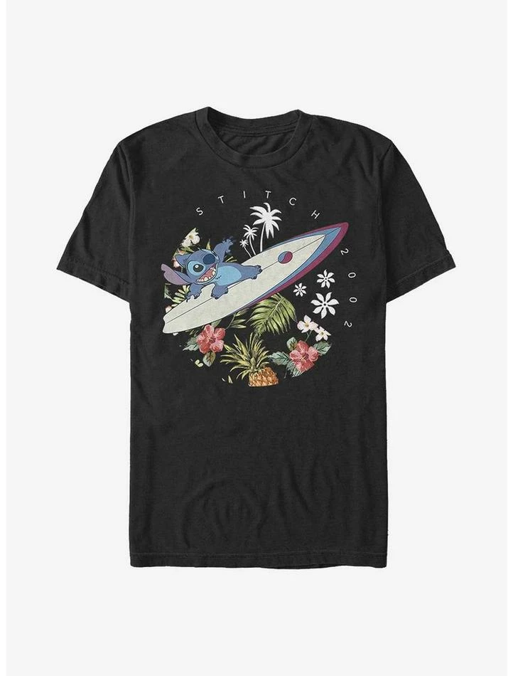 New 🥰 Disney Lilo & Stitch Surfer Dude T-Shirt 👍 - Image 3