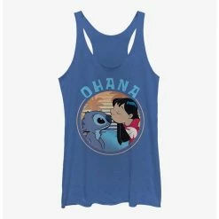 Best deal ⌛ Disney Lilo & Stitch Ohana Frame 👧 Girls Tank ❤️