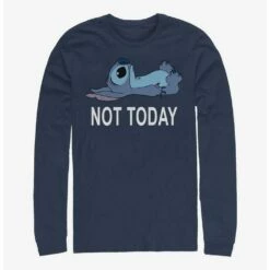 Promo 👏 Disney Lilo & Stitch Not Today Long-Sleeve T-Shirt ⌛