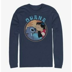 Deals 🔥 Disney Lilo & Stitch Ohana Frame Long-Sleeve T-Shirt 🌟