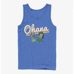 Flash Sale ❤️ Disney Lilo & Stitch Rainbow Ohana Tank 👍