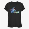 Cheapest 💯 Disney Lilo & Stitch DJ Stitch 👧 Girls T-Shirt 🎉
