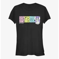 Wholesale 😀 Disney Lilo & Stitch Colorful Stitches 👧 Girls T-Shirt ✨