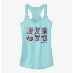 Best deal ⌛ Disney Lilo & Stitch Poses Framed 👧 Girls Tank ⭐