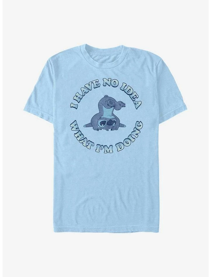 Best reviews of ๐ Disney Lilo & Stitch No Idea T-Shirt ๐ - Image 3