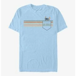 Brand new 🔔 Disney Lilo & Stitch Aloha Badge T-Shirt 👏