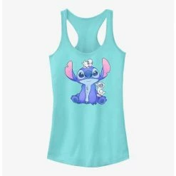 Flash Sale 🎁 Disney Lilo & Stitch Cute Ducks 👧 Girls Tank 👏