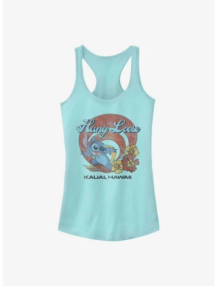 Best Sale 🎉 Disney Lilo & Stitch Hang Loose 👧 Girls Tank 👍