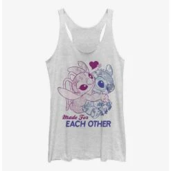 Top 10 🎁 Disney Lilo & Stitch Made For Eachother 👧 Girls Tank 👍