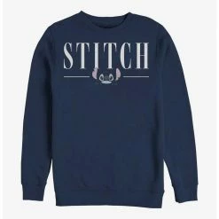 Promo 🎉 Disney Lilo & Stitch Title Crew Sweatshirt ⭐
