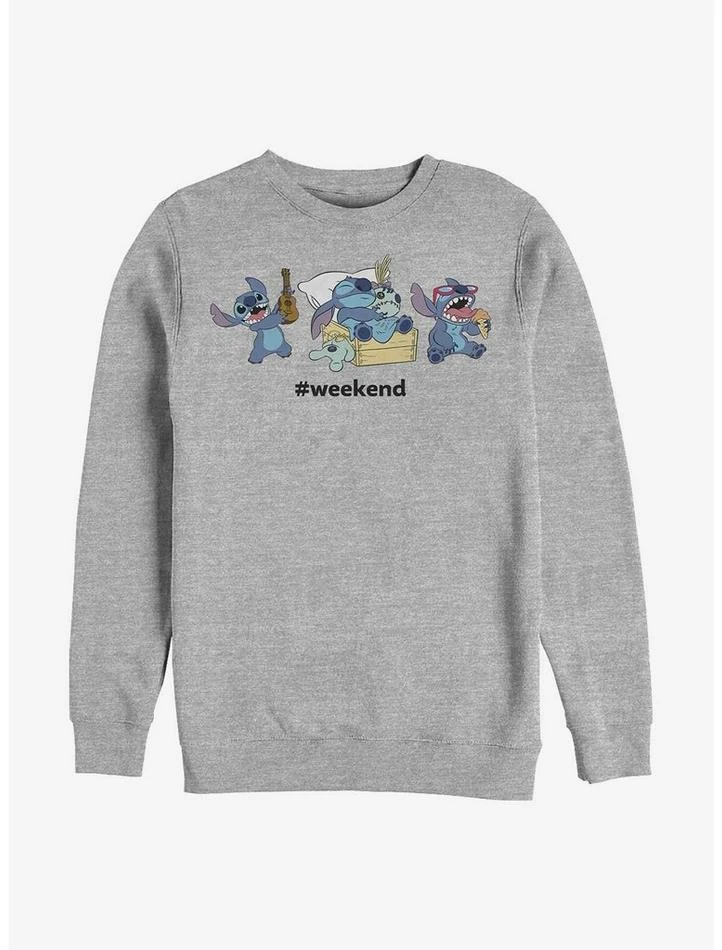 Top 10 👍 Disney Lilo & Stitch Weekend Crew Sweatshirt 🔥