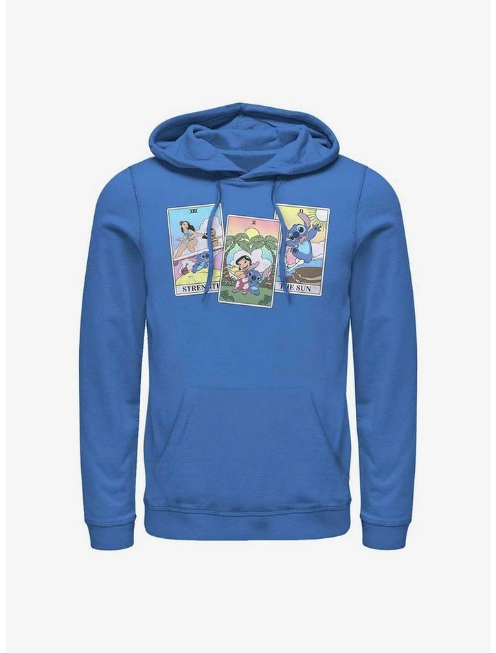 Promo 🌟 Disney Lilo & Stitch Tarot Cards Hoodie ⌛