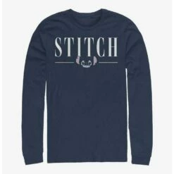 Coupon 🔔 Disney Lilo & Stitch Title Long-Sleeve T-Shirt ❤️