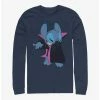 Promo 😀 Disney Lilo & Stitch Vampire Stitch Long-Sleeve T-Shirt ⌛