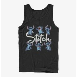 Outlet 🤩 Disney Lilo & Stitch Poses Tank 🧨