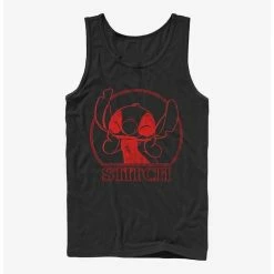 Best Pirce ✔️ Disney Lilo & Stitch Stranger Stitch Tank 😀