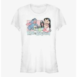 Best Pirce 💯 Disney Lilo & Stitch Duo Records 👧 Girls T-Shirt 🌟