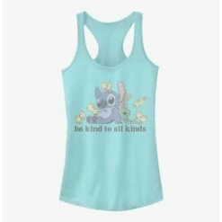 Brand new 😀 Disney Lilo & Stitch Be Kind To All Kinds 👧 Girls Tank ⌛