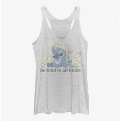Flash Sale 🔔 Disney Lilo & Stitch Be Kind To All Kinds 👧 Girls Tank 🔔