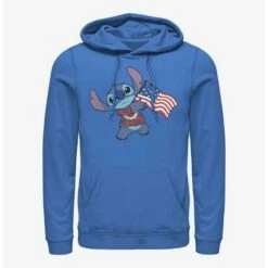 Deals 👏 Disney Lilo & Stitch Tropic Stitch Flag Hoodie 🔔