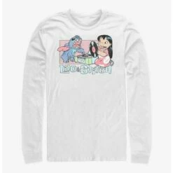 Best deal 🥰 Disney Lilo & Stitch Duo Records Long-Sleeve T-Shirt ❤️