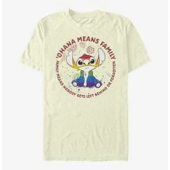 Cheap 🛒 Disney Stitch Ohana Means Family Rainbow Pride T-Shirt 🌟