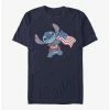 Wholesale 👏 Disney Lilo & Stitch Tropic Stitch Flag T-Shirt 😉