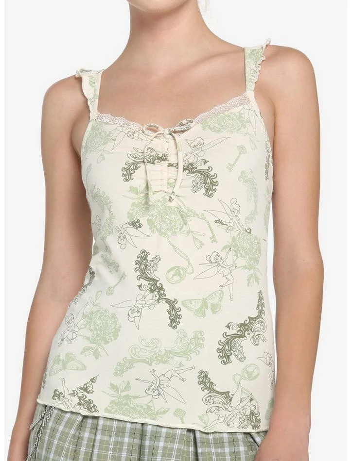 Brand new 🎁 Her Universe Tinker Bell Filigree 👧 Girls Tank Top ⭐