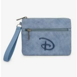 Budget 🔔 Disney Signature D Arch Stitch Double Pocket Wristlet ❤️