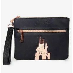 Buy 😍 Disney Snow White Castle Emblem Double Pocket Wristlet ⌛