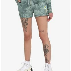 Discount ๐คฉ Her Universe Disney Tinker Bell Green Tie-Dye Soft Shorts ๐คฉ