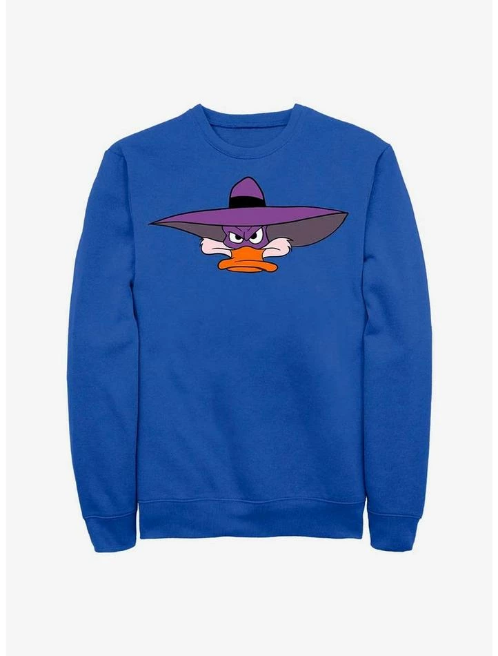 Deals ⭐ Disney Darkwing Duck Darkwing Bighead Sweatshirt 😉