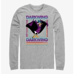 Wholesale 🎉 Disney Darkwing Duck Darkwing Box Long Sleeve T-Shirt 🛒