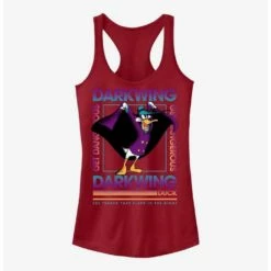 Flash Sale 🔔 Disney Darkwing Duck Darkwing Box 👧 Girls Tank 🎉