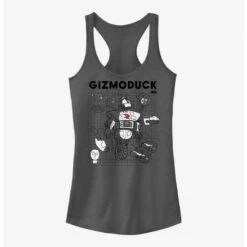 Budget 🥰 Disney Ducktales Gizomoduck Schematic 👧 Girls Tank ⭐