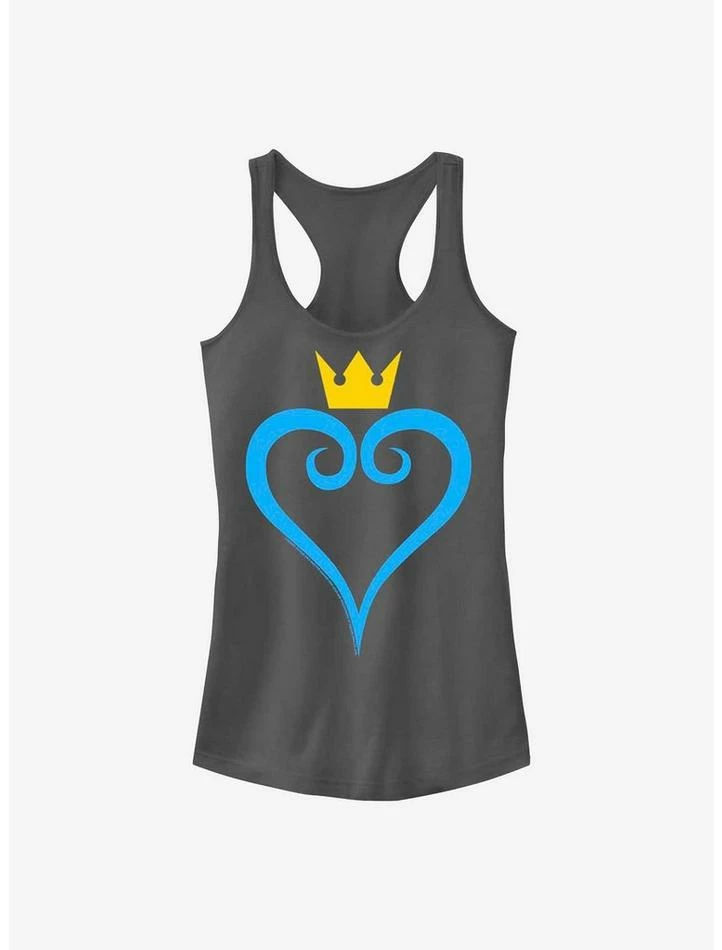 Brand new โจ Disney Kingdom Hearts Heart And Crown ๐ง Girls Tank ๐ฅ