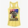 Best Pirce 🌟 Disney Kingdom Hearts Group Checkers 👧 Girls Tank 🎉
