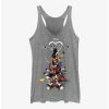 Hot Sale ✔️ Disney Kingdom Hearts Group With Logo 👧 Girls Tank ⭐