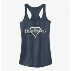 Promo 🔔 Disney Kingdom Hearts Logo 👧 Girls Tank ✨