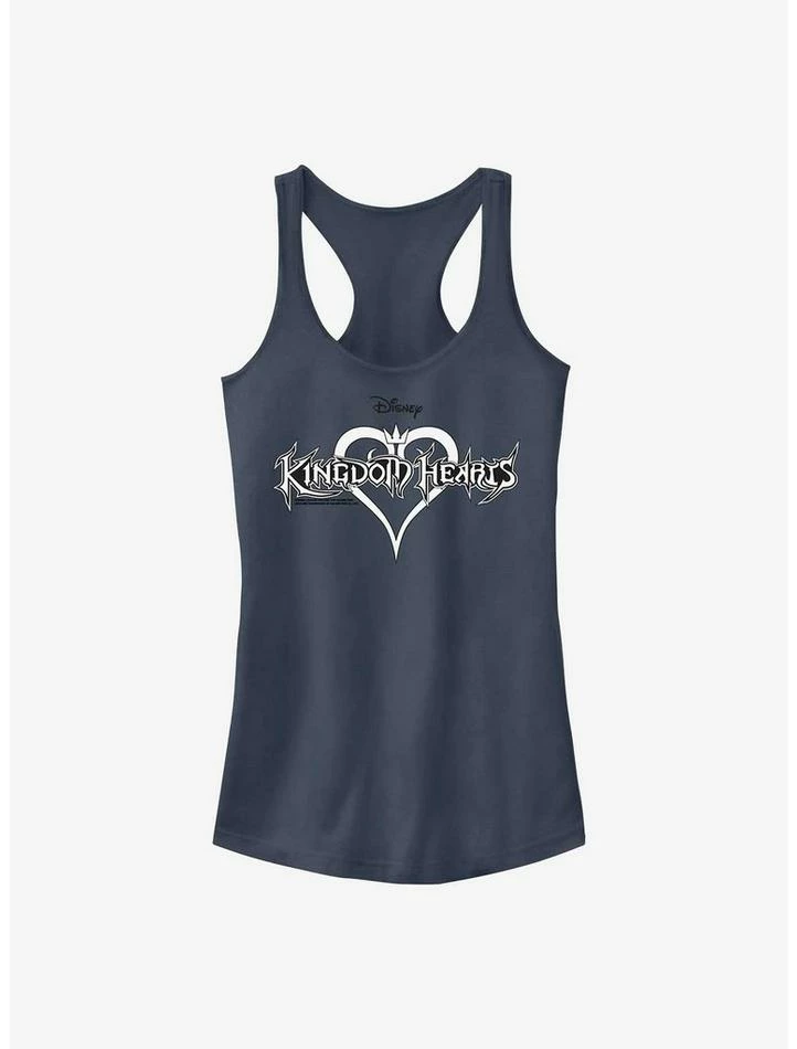 Promo 🔔 Disney Kingdom Hearts Logo 👧 Girls Tank ✨