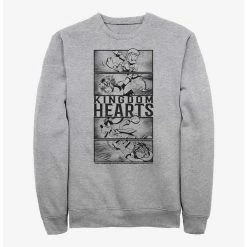 Best Pirce 👍 Disney Kingdom Hearts Character Panels Kingdom Crew Sweatshirt 👍