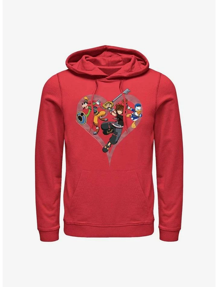 Best Sale ❤️ Disney Kingdom Hearts Sora Goofy Donald Hoodie 😉