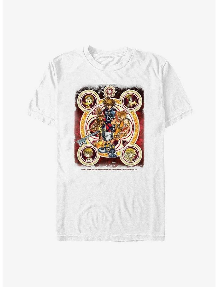 Cheap 😉 Disney Kingdom Hearts Group Circle Kingdome T-Shirt 💯 - Image 6