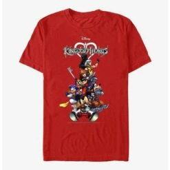 Best Sale 🤩 Disney Kingdom Hearts Group With Logo T-Shirt 🧨